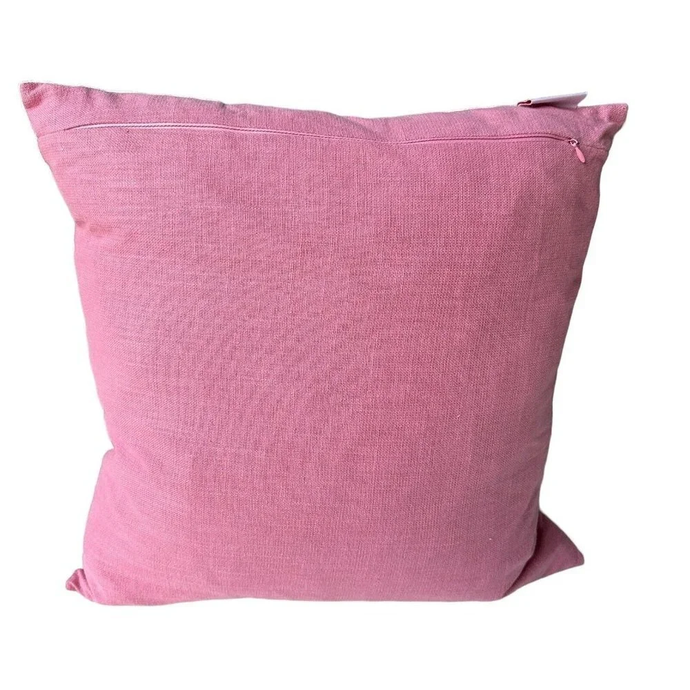 The Carrot Patch Throw Pillow 18x18 Inch Bunny Rabbit Flowers Spring‎ Easter